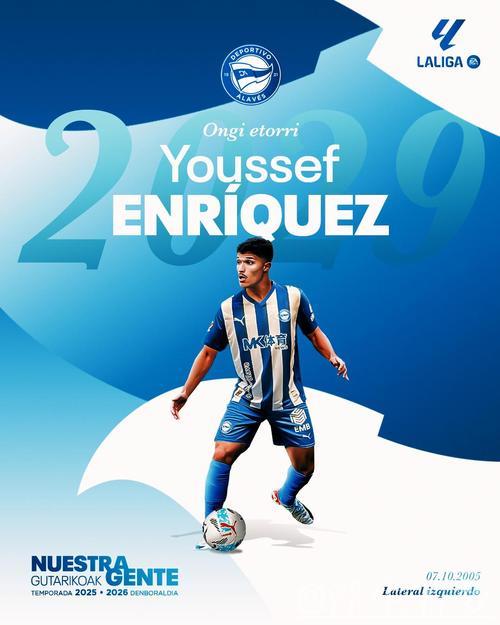 阿拉维斯以300万欧元从皇马引入19岁新星恩里克斯