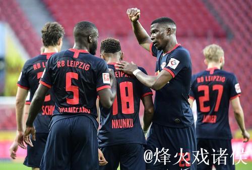 德甲-维尔纳建功 莱比锡4-2逆转科隆落后拜仁9分